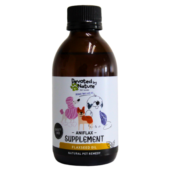 Devoted By Nature - AniFlax - Flaxseed Oil Supplement for Pets - 200ml