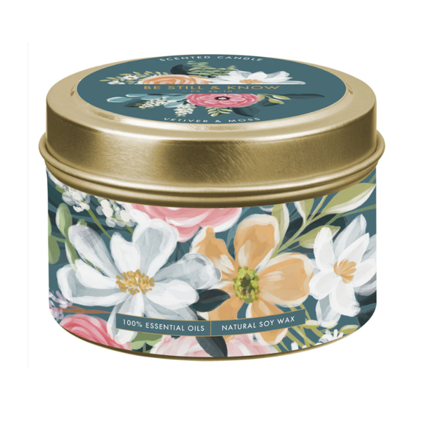 Be Still and Know Candle in a Tin -