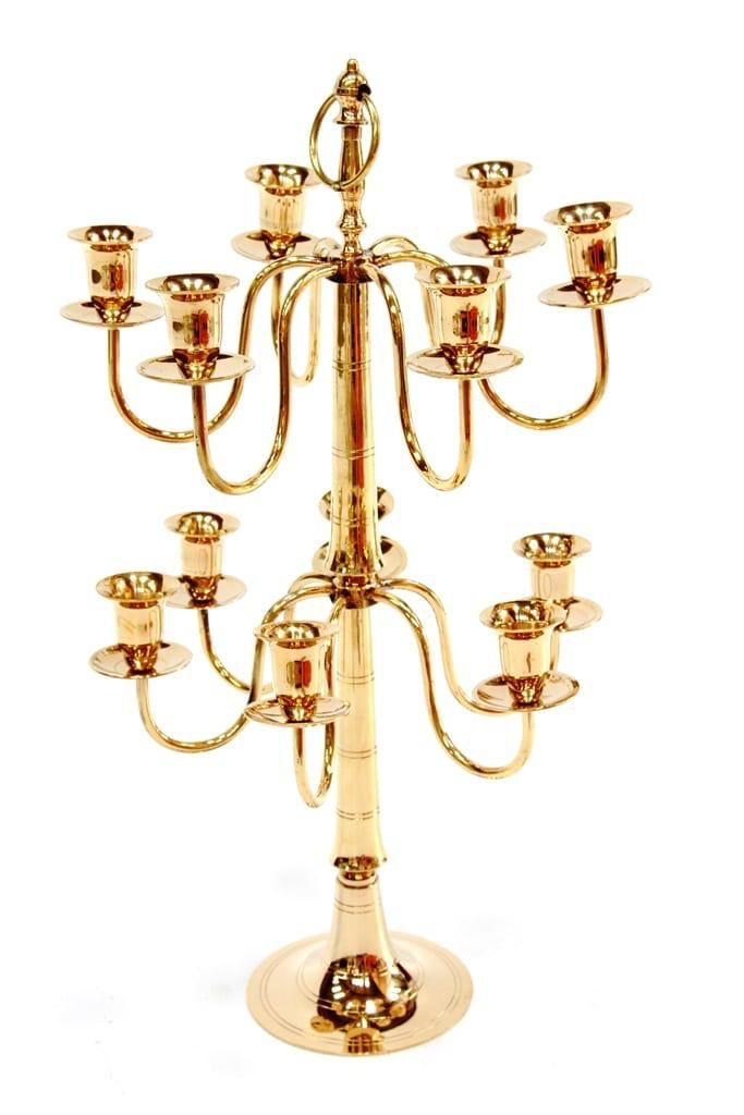 Brass 12 Candle Holder 50cm Shop Today. Get it Tomorrow!