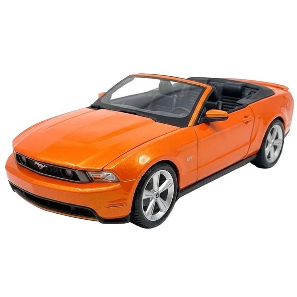 Maisto 2010 Ford Mustang GT Convertible Orange Model - 1:18 Scale