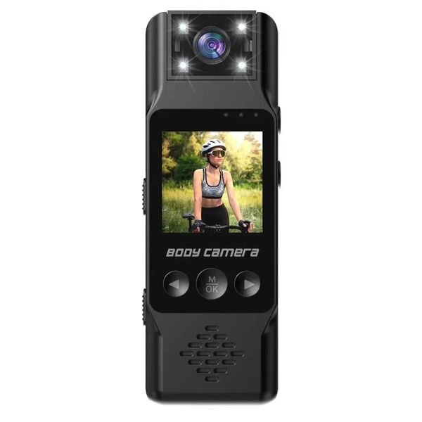 Pocket Clip Sports Camera - 1.3" HD Screen, 180 Rotation, 128GB Support