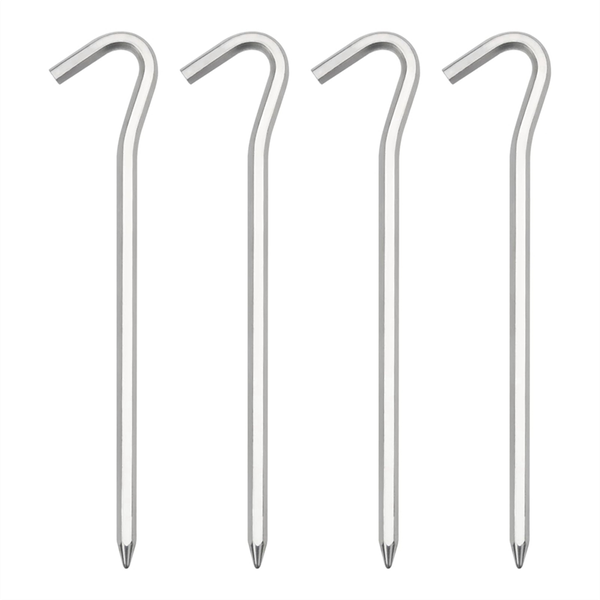 Aluminum Tent Pegs 4 Pack Hexagon Tent Stakes