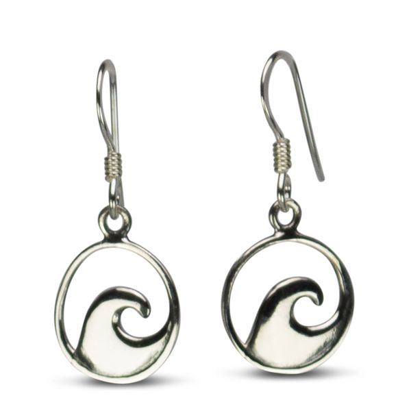 Trans Continental Marketing - Wickedly Wonderful Silver Wave Earrings