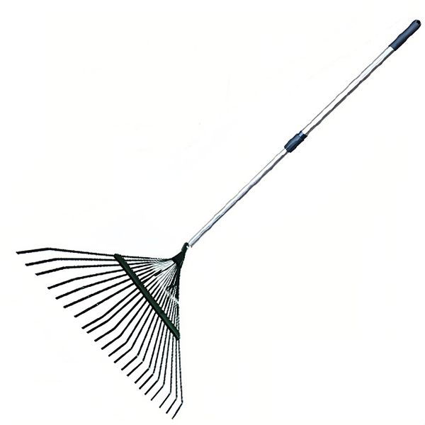 22 Teeth Heavy Duty Carbon Steel Metal Rake Head Stainless Steel Handle