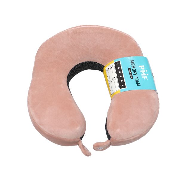 Memory Foam Travel Neck Pillow Comfortable Sleep on Airplane, Bus, Car