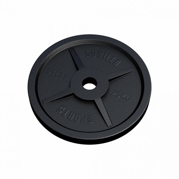GORILLA SPORTS SA - Olympic Cast Iron Weight Plate 50/51 mm - 25kg