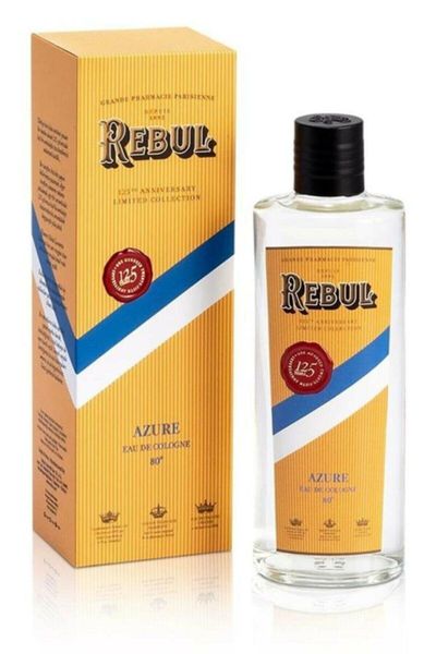 Rebul Azure Eau de Cologne Glass Bottle - 270ml