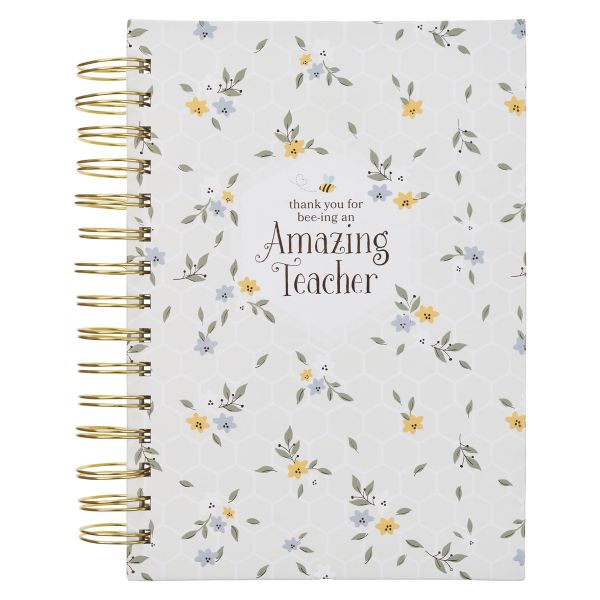 Wirebound Journal - Thank You for Bee-ing an Amazing Teacher, Hardcover