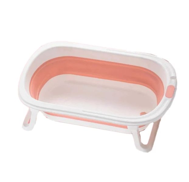 Baby Bathtub Collapsible Folding - Pink