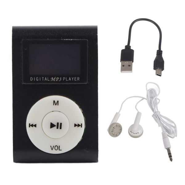 Portable Mini MP3 Music Player Sports BackClip LCD Screen