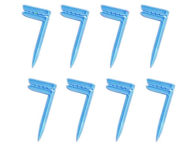 Outdoor Anchor Stakes, Beach Towel/Picnic Mat Anchor Clips Stakes, Pack