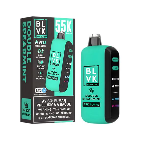 BLVK Ultra 55k Disposable Vape - Double Spearmint