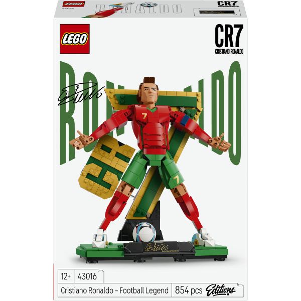 LEGO® Editions Cristiano Ronaldo – Football Legend Set 43016