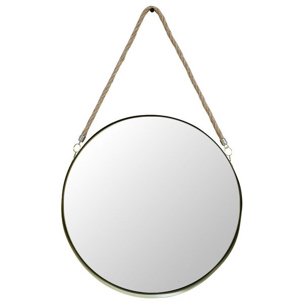 Rope Hanging Wall Mirror-Round 70cm