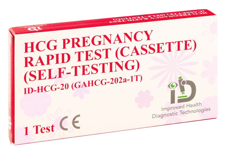 HCG Pregancy Rapid Test Kit (Cassette)(Self-Testing) Pack of 10