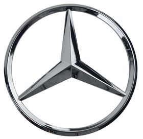 Chrome Grill Badge Compatible With Mercedes-Benz C-Class W204 | Shop ...