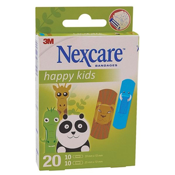 Nexcare - Happy Kids Plasters Animals 20's x 2