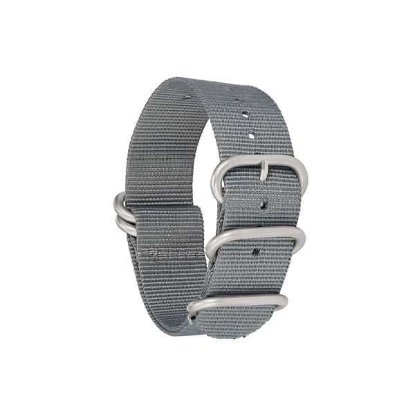 Universal Nato Rugged Replacement Watch Strap - Grey 20mm