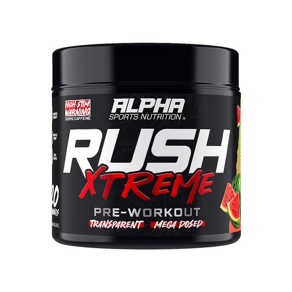 Alpha Sports Nutrition Rush Xtreme - Pre-Workout - Watermelon Splash - 400g