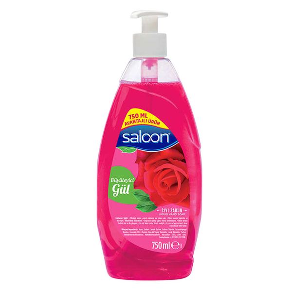 Saloon Liquid Hand Wash Soap - Rose - 750ml