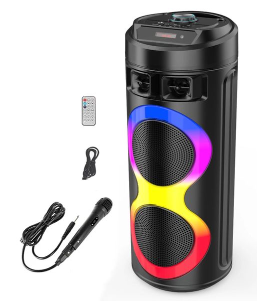 6.5 inch 25W Portable Karaoke Speaker with Mic+Remote zqs6220