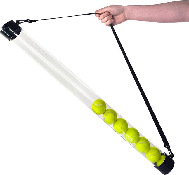 15Balls Tennis Ball Hopper Tube Pickup Collector