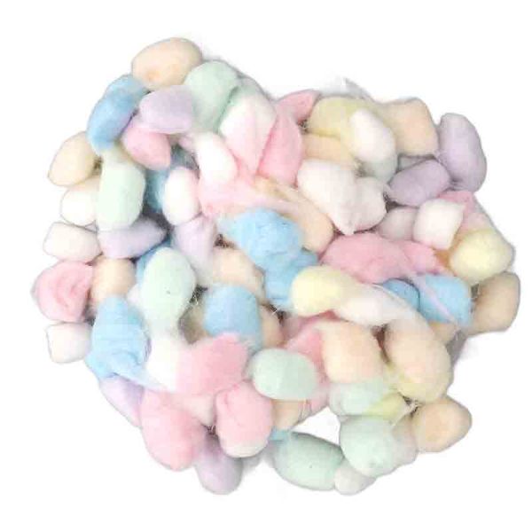 Hamster warm cotton balls Nesting material 3 pack Multicolor