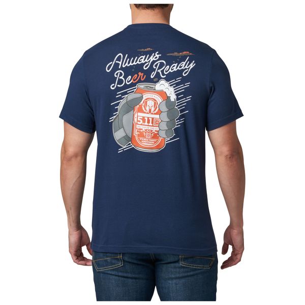 5.11 Tactical Series - Mens Always Beer Ready T-Shirt - Pacific Navy
