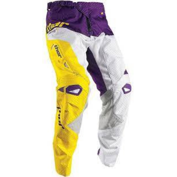 Thor Fuse Air White &amp; Purple Pants image