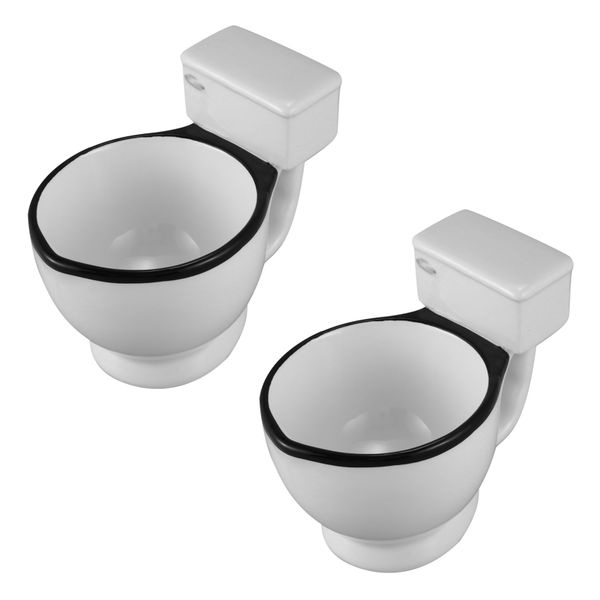 Toilet Ceramic Mug With Handle 300Ml Coffee Tea Milk Ice Cream Cup