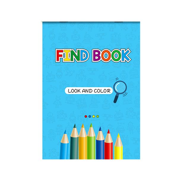 Kids Look &amp; Color Activity Book Seek &amp; Find Coloring Fun