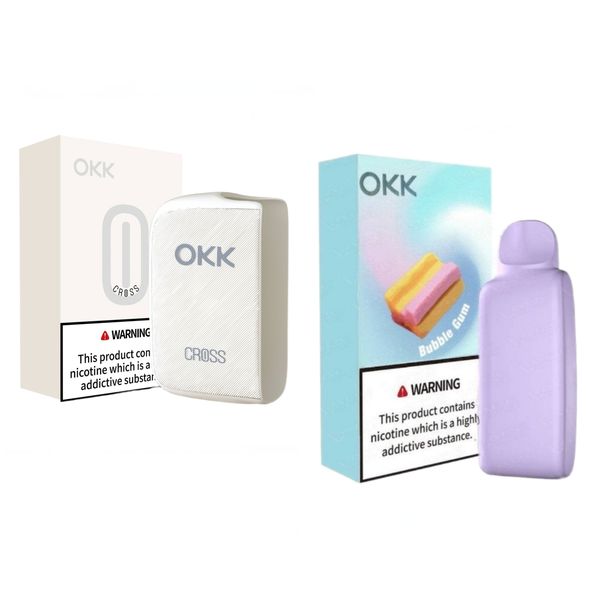 OKK Cross 5000 Puffs Disposable POD Kit - Bubble Gum