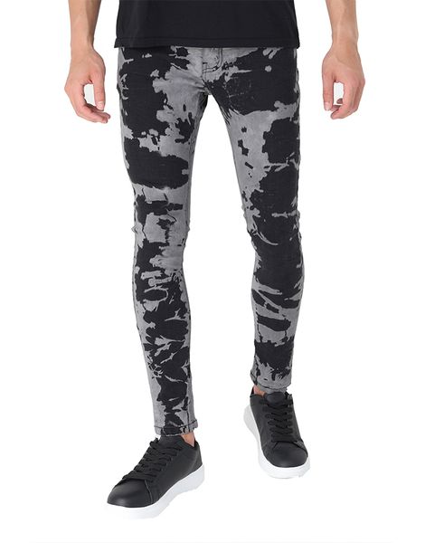 Brave Soul Skinny All Over Tie Dye Denim Jeans