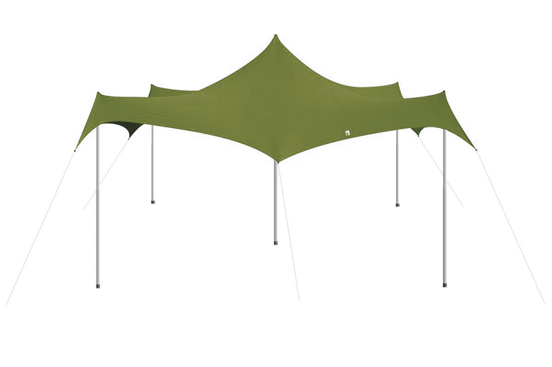 Eazio Waterproof Stretch Tent Gazebo 4.5mx4.5m - Olive Green