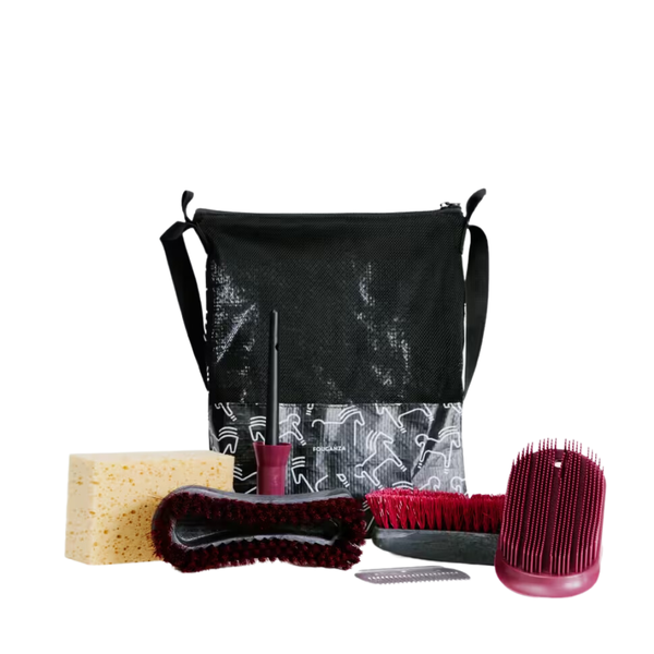 Fouganza Adult Grooming Kit 7 Pieces - Burgundy