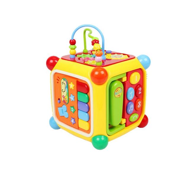 ZYS - Activity Cube for Toddlers - Educational Toy 8-in-1 Music &amp; Lights