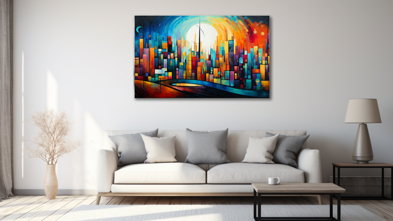 Cityscape Kaleidoscope Abstract - Mt0496 image
