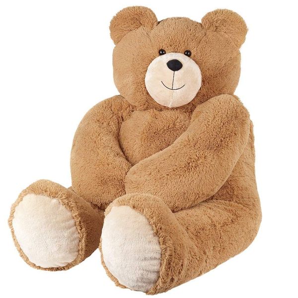 JP Cuddly Huggable &amp; Soft Giant Teddy Bear - Light Brown- 130cm