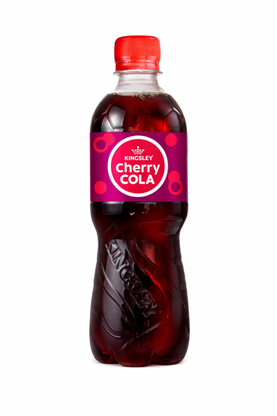 Kingsley Cherry Cola Flavoured Drink 500ml Bottles (Pack of 24)