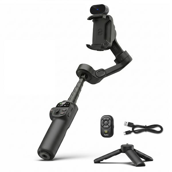 Topika - 3 Axis Gimbal Stabilizer For Phone, AI Tracking&amp;Gesture Control
