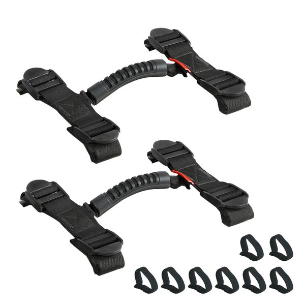 Carrying Handle for Motorcycle Aluminum Side Cases 2pcs Set-Black