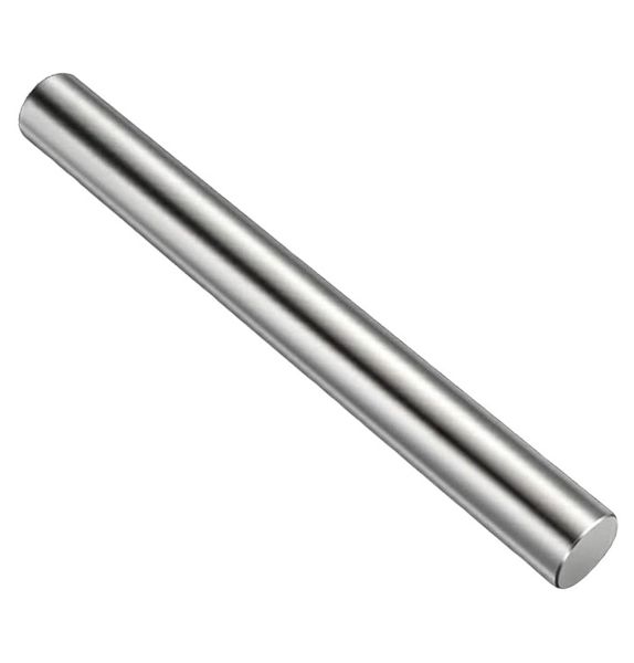30cm Stainless Steel Rolling Pin With Non-Stick Surface - Silver