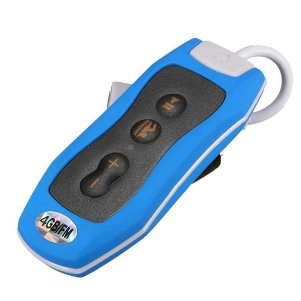 Waterproof Ipx8 Clip Mp3 Player Fm Radio(C)