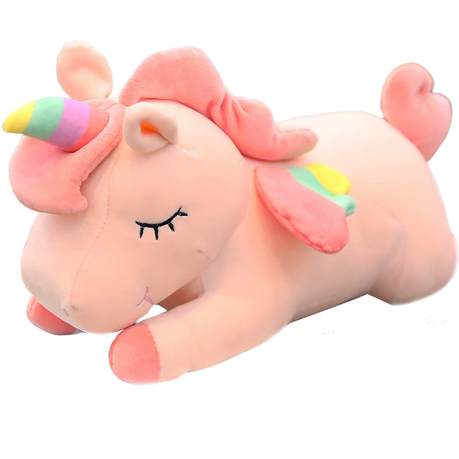 pink unicorn plush toy