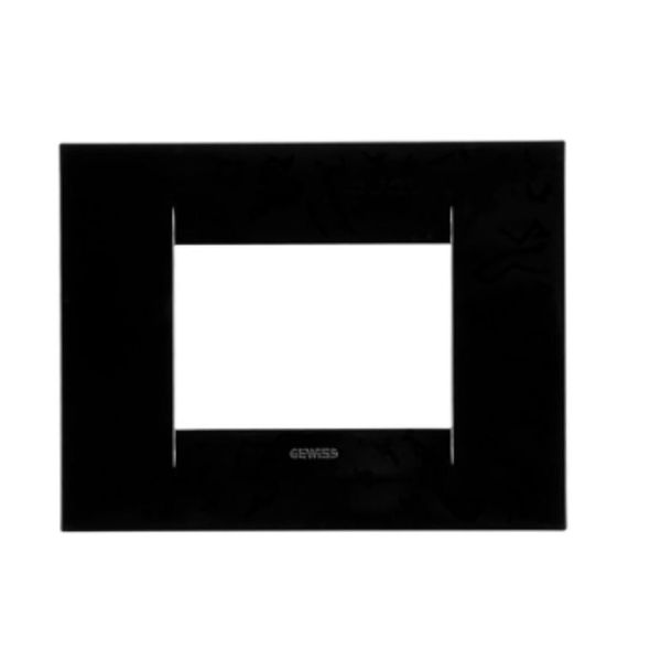 GEWISS - Toner Black GEO Plate 3-Gang