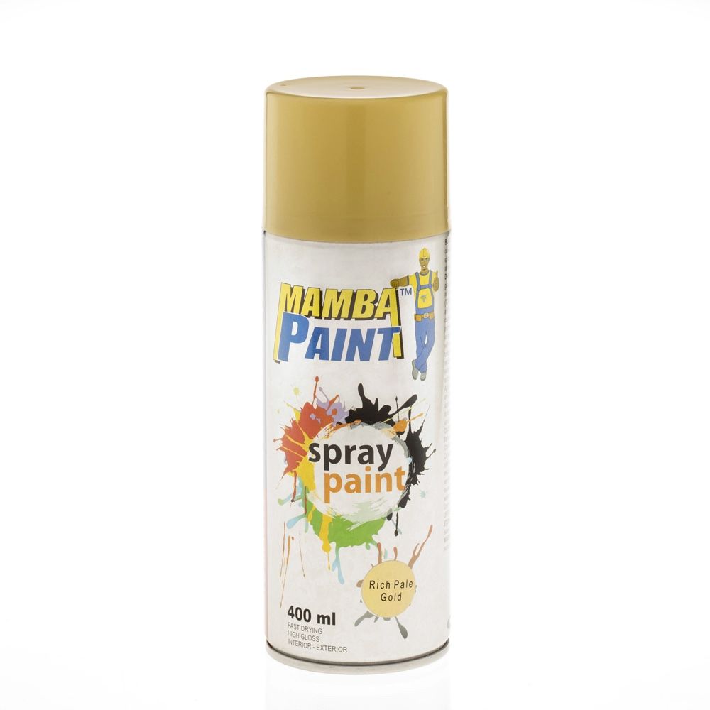 BLACK MAMBA Spray Paint 400ml - Metallic Gold 18K | Shop Today. Get it ...