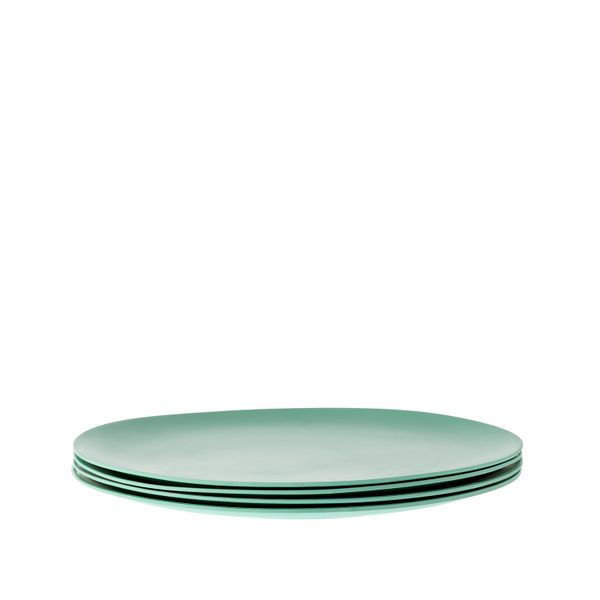 George &amp; Mason - Quinn Bamboo Fibre Side plate 4pk Teal