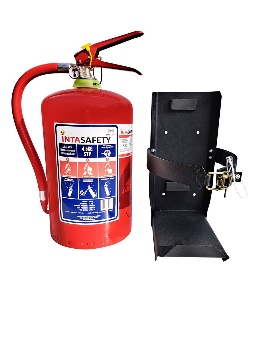 Inta Safety 4 5kg DCP Fire Extinguisher Vehicle Bracket Combo Shop 