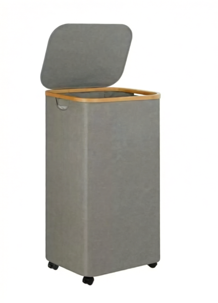 Laundry Hamper with Lid Large Handle Collapsible Clothes Basket Organizer