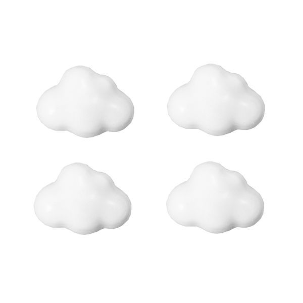 iKids White Cloud Knob Set of 4